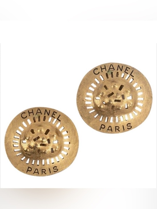 CHANEL Jewelry - Chanel Gold Earrings